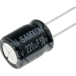 Capacitor Eletrolítico 220uF / 50V - COPEL ELETRONICA