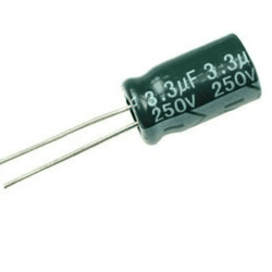 Capacitor Eletrolítico 3,3uF / 250V - COPEL ELETRONICA