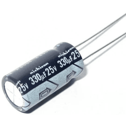 Capacitor Eletrolítico 330uF / 25V - COPEL ELETRONICA