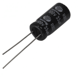 Capacitor Eletrolítico 33uF / 100V - COPEL ELETRONICA