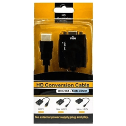 Conversor de HDMI para VGA Fêmea com Áudio - COPEL ELETRONICA
