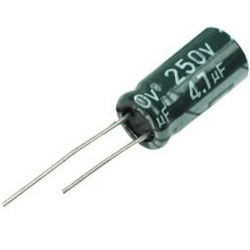 Capacitor Eletrolítico 4,7uF / 250V - COPEL ELETRONICA