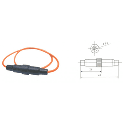 Porta Fusível de Fio 5X20mm F103C - COPEL ELETRONICA