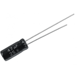 Capacitor Eletrolítico 47uF / 25V - COPEL ELETRONICA