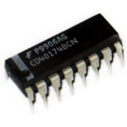 Circuito Integrado CD40174 CMOS Flip-Flop D - COPEL ELETRONICA