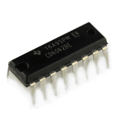 Circuito integrado CD4042 Quad Clocked D Latch - COPEL ELETRONICA