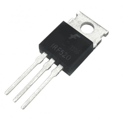 Transistor IRF520 Mosfet Canal N - COPEL ELETRONICA