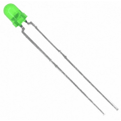 LED Difuso 3mm Verde - COPEL ELETRONICA