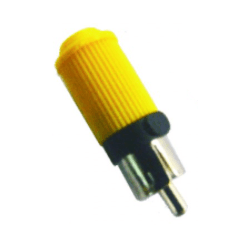 Plug RCA Plástico Amarelo - COPEL ELETRONICA