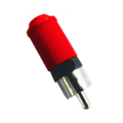 Plug RCA Plástico Vermelho - COPEL ELETRONICA