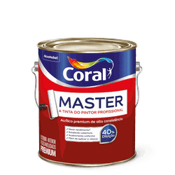 MASTER BRANCO 3,6L CORAL - Corante Tintas