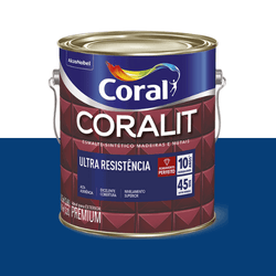 ESMALTE CORALIT ULTRA AZUL DEL REY ALTO BRILHO 3,6 - CORBELLA TINTAS
