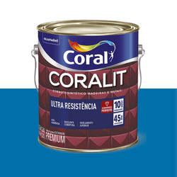 ESMALTE CORALIT ULTRA AZUL FRANCA ALTO BRILHO 3,6L - CORBELLA TINTAS