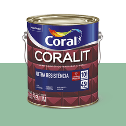 ESMALTE CORALIT ULTRA VERDE NILO ALTO BRILHO 3,6L - CORBELLA TINTAS
