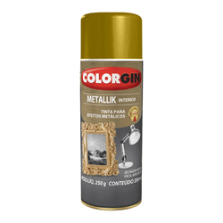 COLORGIN SPRAY METALLIK OURO - CORBELLA TINTAS