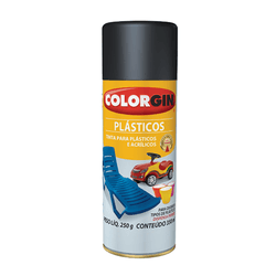 COLORGIN SPRAY PLASTICO PRETO FOSCO - CORBELLA TINTAS