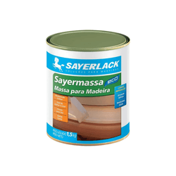 MASSA MADEIRA BRANCA 1,5KG SAYERLACK - CORBELLA TINTAS