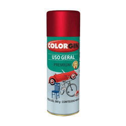 COLORGIN SPRAY UG VERMELHO METALICO - CORBELLA TINTAS