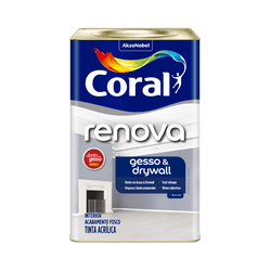 RENOVA GESSO BRANCO 18L CORAL DIRETO NO GESSO - CORBELLA TINTAS