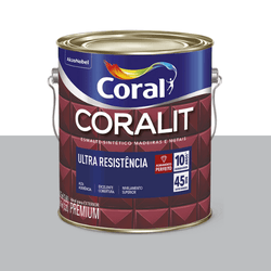 ESMALTE CORALIT ULTRA ALUMINIO ALTO BRILHO 3,6L - CORBELLA TINTAS