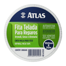 FITA TELADA REPAROS 10X20M ATLAS AT2920 - CORBELLA TINTAS