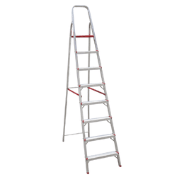 ESCADA DOMESTICA ALUMINIO 8 DEGRAUS BOTAFOGO ESC00... - CORBELLA TINTAS