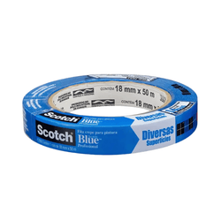 FITA AZUL 3M SCOTCH BLUE 18MM X 50M - CORBELLA TINTAS
