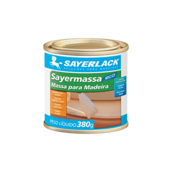 MASSA MADEIRA BRANCA 0,38KG SAYERLACK - CORBELLA TINTAS