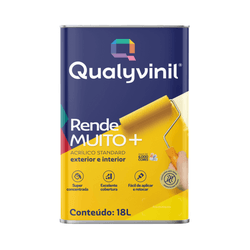 QUALYVINIL RENDE MUITO + BRANCO 18L - CORBELLA TINTAS