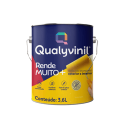 QUALYVINIL RENDE MUITO + BRANCO 3,6L - CORBELLA TINTAS