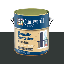 QUALYVINIL ESM BRIL STANDARD PRETO 3,6L - CORBELLA TINTAS