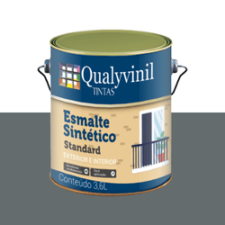 QUALYVINIL ESM BRIL STANDARD CINZA ESCURO 3,6L - CORBELLA TINTAS