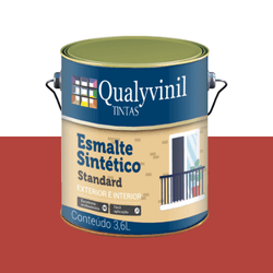 QUALYVINIL ESM BRIL STANDARD VERMELHO 3,6L - CORBELLA TINTAS