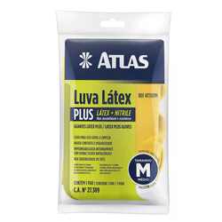 LUVA LATEX ATLAS MEDIA REF.1301M - CORBELLA TINTAS
