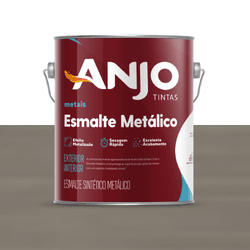 ANJO ESMALTE METALICO CINZA GRAFITE 3,6L - CORBELLA TINTAS