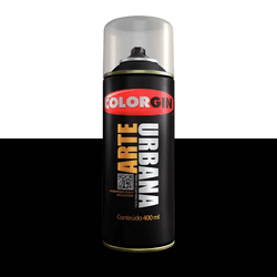 COLORGIN SPRAY ARTE URBANA PRETO - CORBELLA TINTAS
