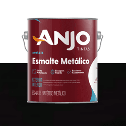 ANJO ESMALTE METALICO PRETO 3,6L - CORBELLA TINTAS