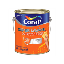 SUPER LAVAVEL BRANCO NOVA FORMULA 3,6L CORAL - CORBELLA TINTAS