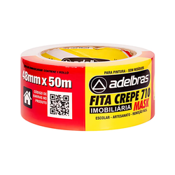FITA CREPE ADELBRAS BRANCA 48MM X 50M REF.710 - CORBELLA TINTAS