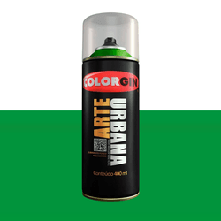 COLORGIN SPRAY ARTE URBANA VERDE BANDEIRA - CORBELLA TINTAS