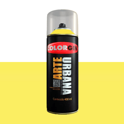 COLORGIN SPRAY ARTE URBANA AMARELO LIMAO - CORBELLA TINTAS