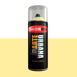 COLORGIN SPRAY ARTE URBANA AMARELO BAUNILHA - CORBELLA TINTAS