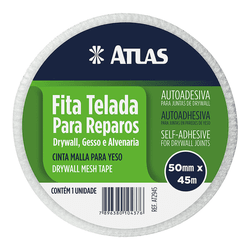 FITA TELADA REPAROS 05X45M ATLAS AT2945 - CORBELLA TINTAS