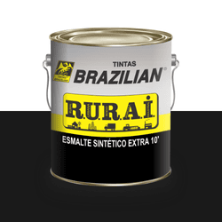 BRAZILIAN SINTETICO PRETO FOSCO 3,6L RURAI - CORBELLA TINTAS