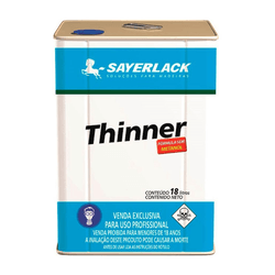THINNER SAYERLACK 4407 18L - CORBELLA TINTAS