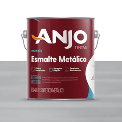 ANJO ESMALTE METALICO PRATA LUNAR 3,6L - CORBELLA TINTAS