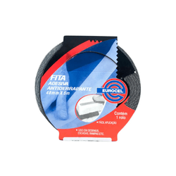 FITA ANTIDERRAPANTE PRETA 48MM X 5M EUROCEL - CORBELLA TINTAS