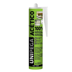 SILICONE ACETICO UNIPEGA PRETO 280G - CORBELLA TINTAS