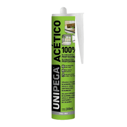 SILICONE ACETICO UNIPEGA CINZA 280G - CORBELLA TINTAS