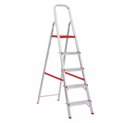 ESCADA DOMESTICA ALUMINIO 5 DEGRAUS BOTAFOGO ESC00... - CORBELLA TINTAS